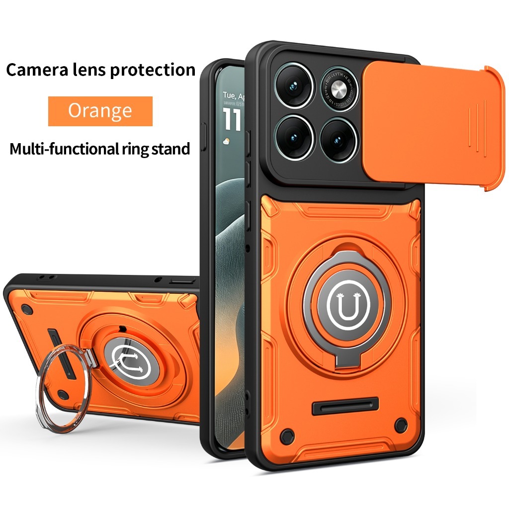Kickstand Adjustable - 360° Ring Kickstand Phone Case w/