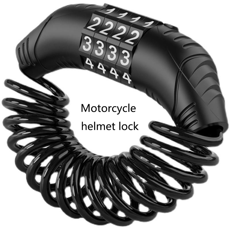 Commuter Bike Lock - Universal Anti-Theft Password Wire Lock Portable