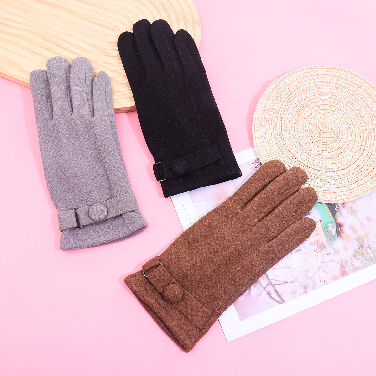 Cycling Commute In Rain - Men's New Rain Cloth Warm Gloves
