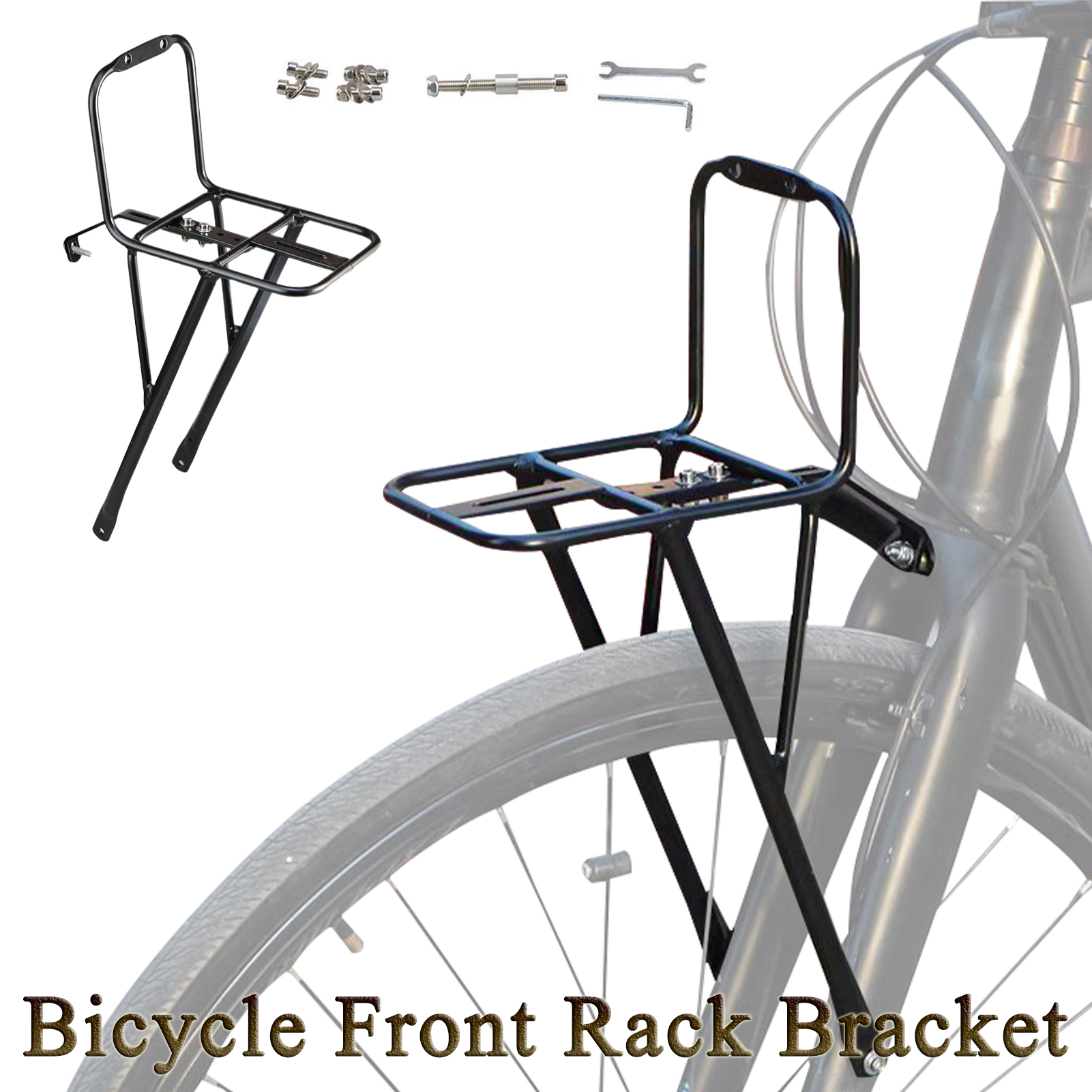 Commuting By Bike - Bike Front Rack Mountain Road Bicycle