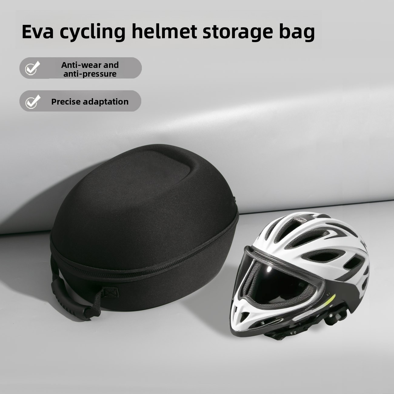 Cycling Journey - Large Capacity Ellipse EVAHelmet Bag Shockproof