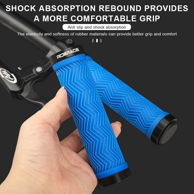 Commuter Bike Lock - RIDERACE Bicycle Grips Lock on For