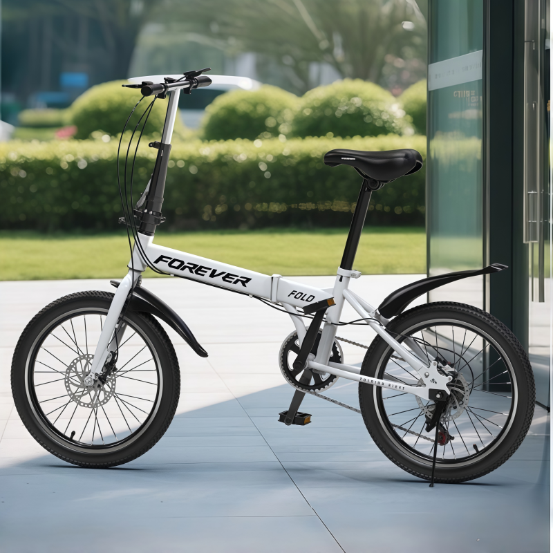 Cycling Commute Speed - 22 Inch Variable Speed Folding Bike