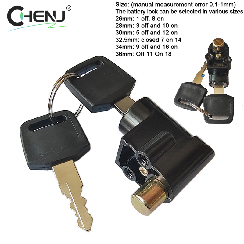 Commuter Bike Lock - 1 Pcs Electric Bicycle E-bike Electric