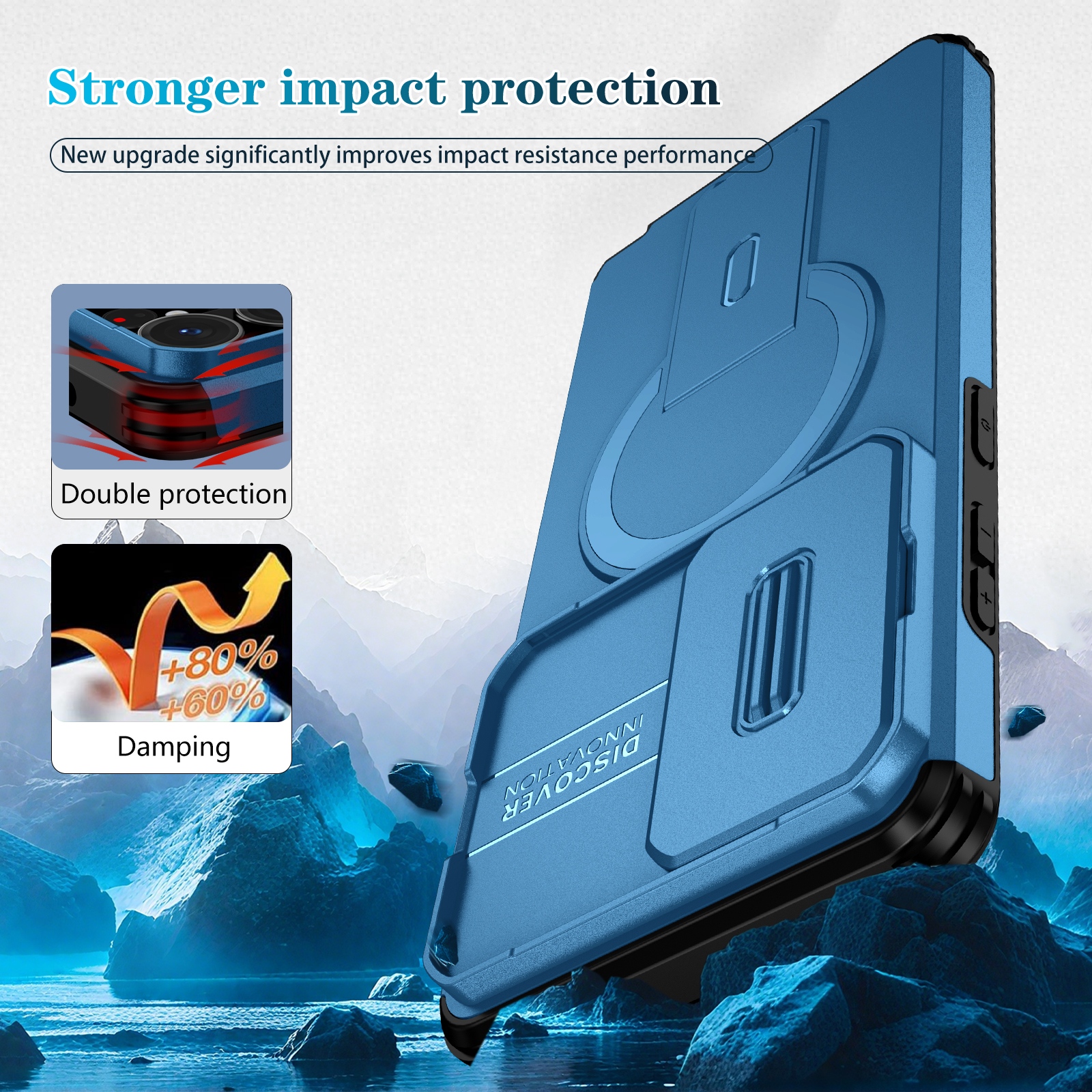 Lens Protect Camera Phone Case - Kickstand Adjustable avis et prix