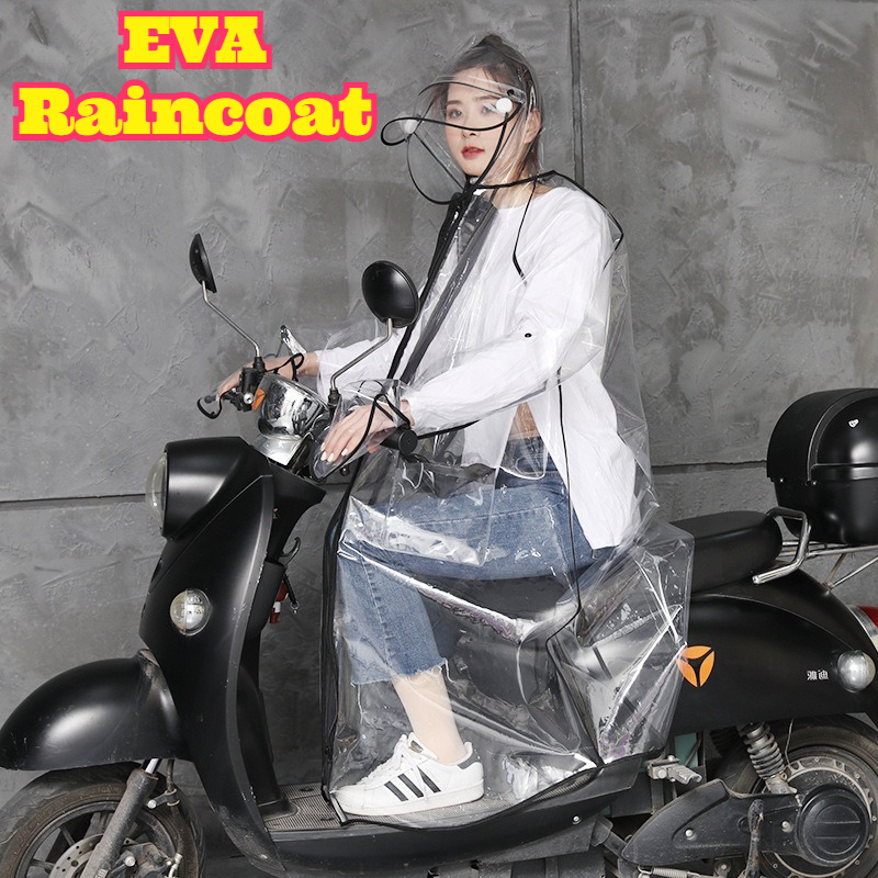 Transparent EVA Rain Poncho Ho - Cycling Commute In Rain avis et prix