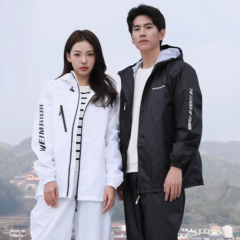 Thin Raincoat Set Summer Water - Cycling Rain Jacket Commute avis et prix