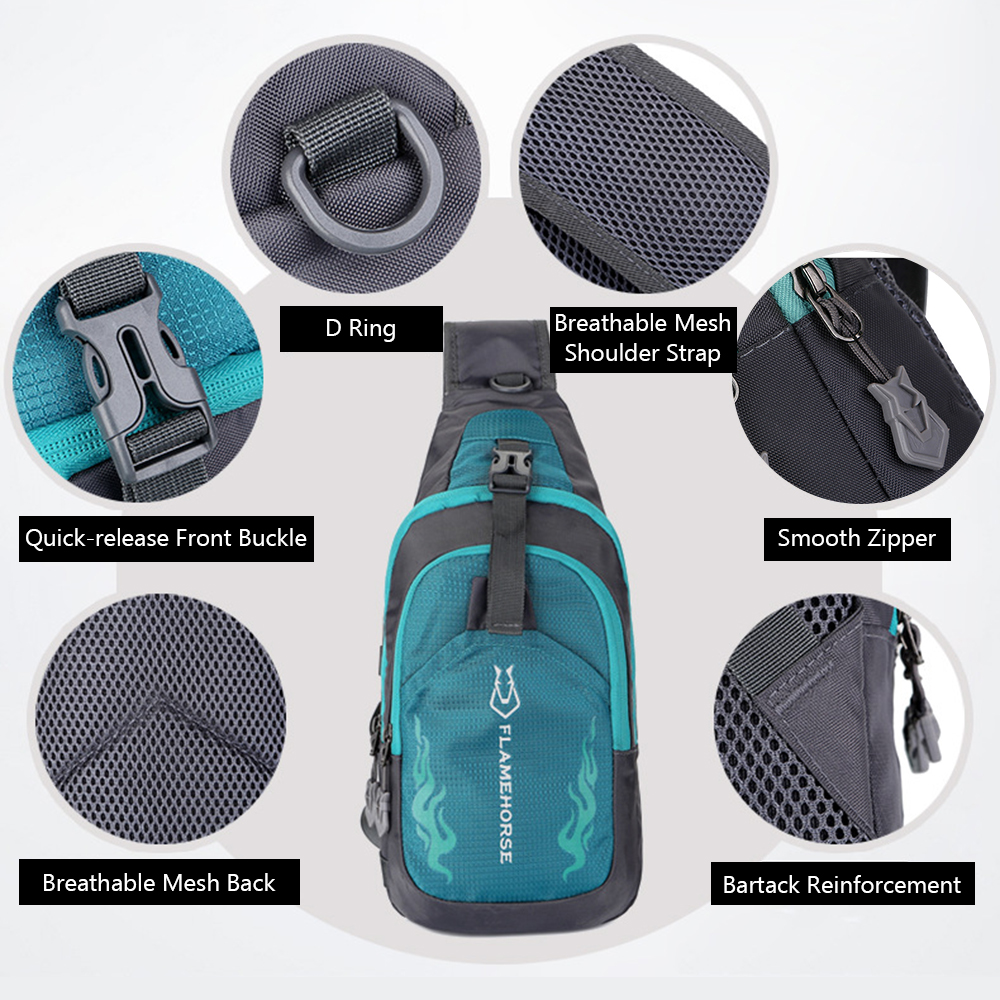 Men Sling Backpack Chest Cross - Cycling Commuter Backpack Waterproof avis et prix