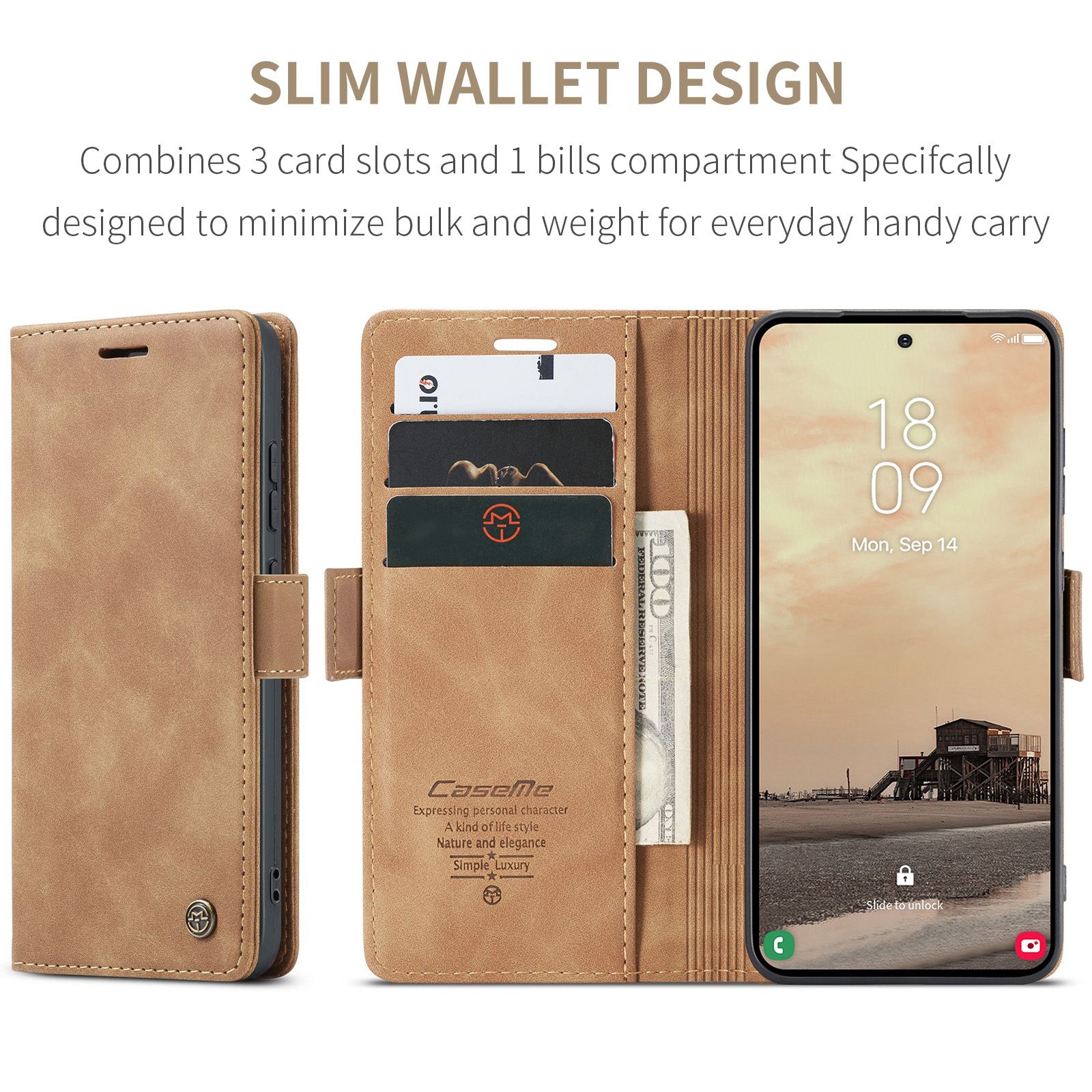 Flip Leather Case for Samsung  - Kickstand Adjustable avis et prix