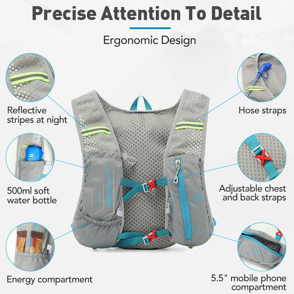 5L Ultra-light Hydration Vest  - Cycling Commuter Backpack Waterproof avis et prix
