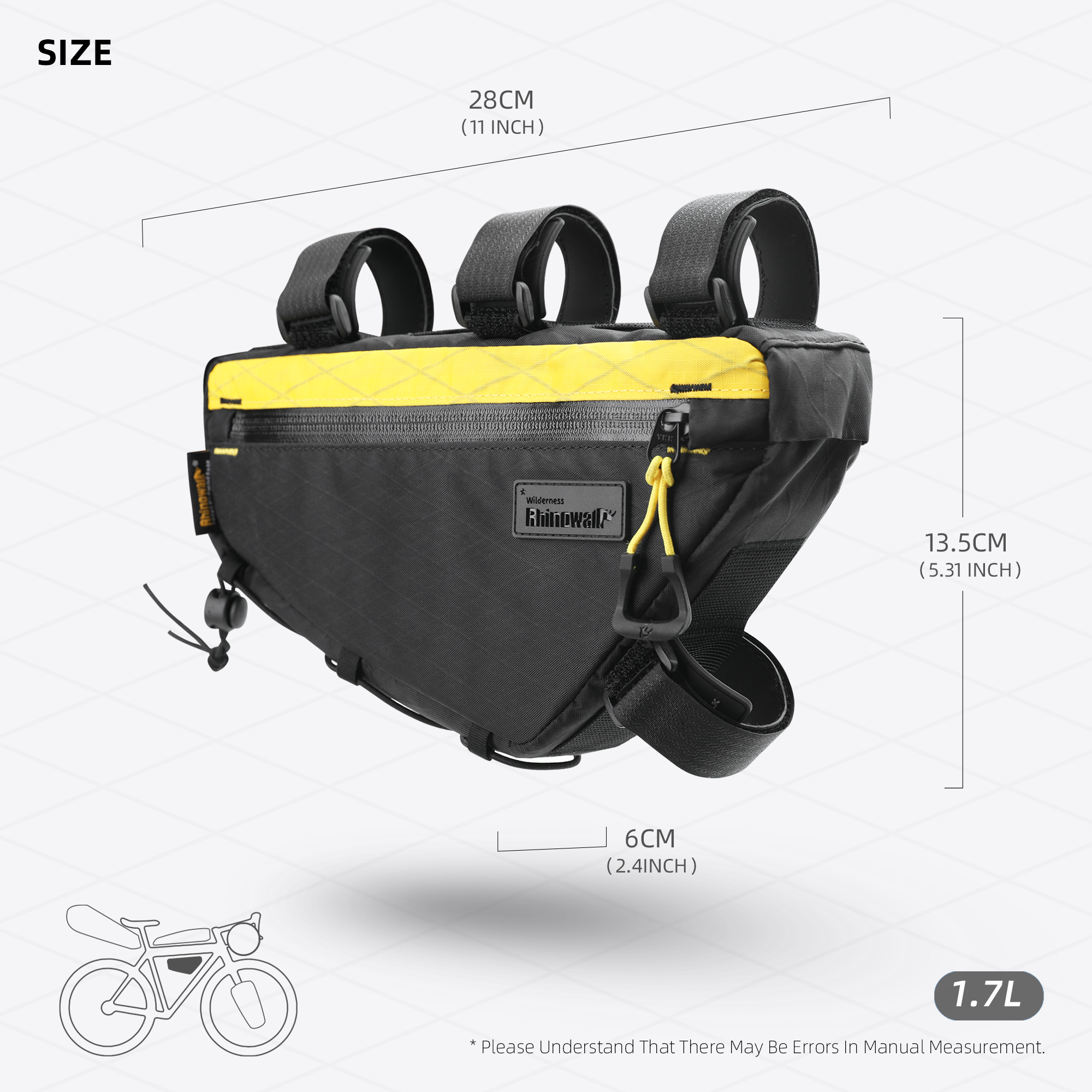 Rhinowalk Bicycle Triangle Bag - Cycling Journey avis et prix