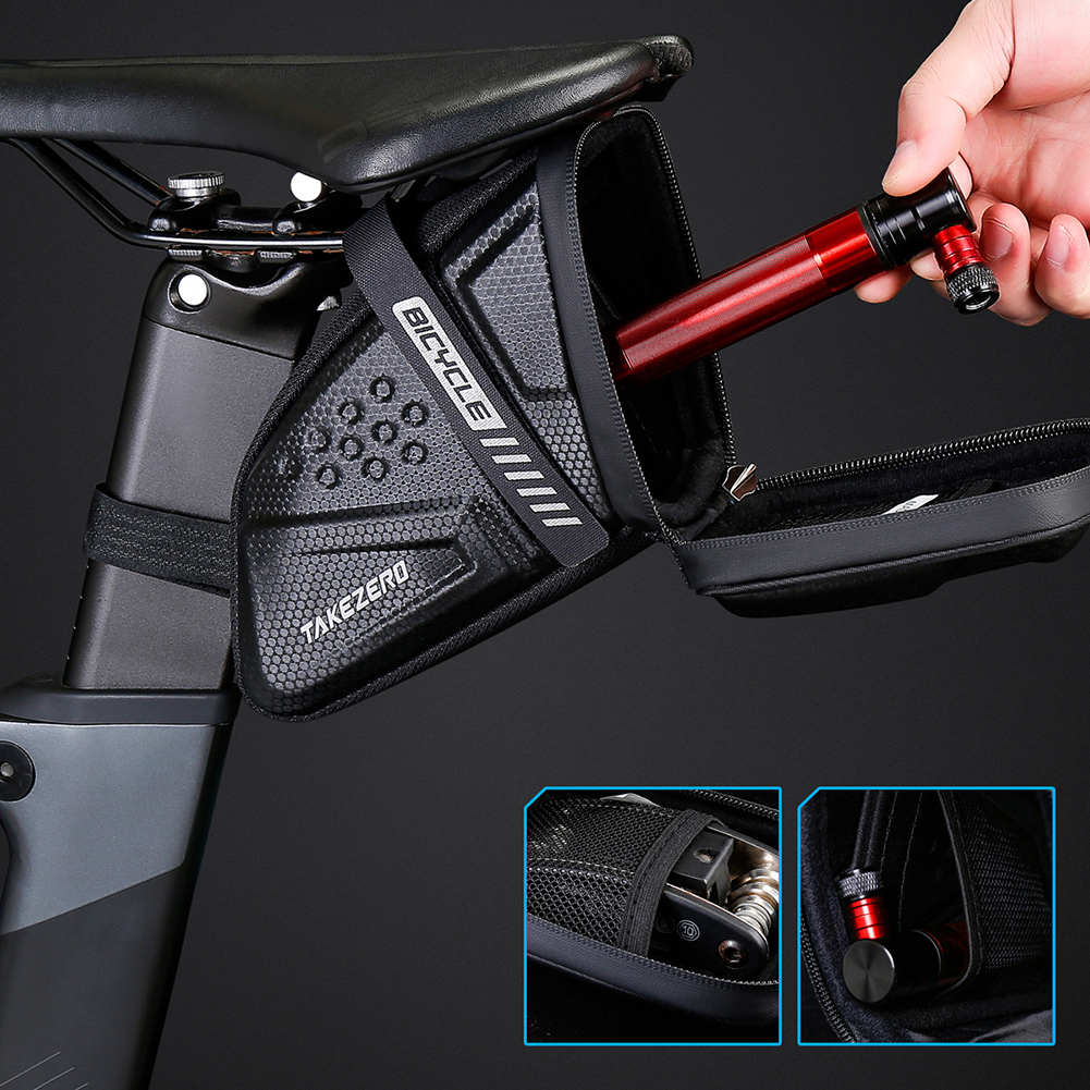 Bicycle Tail Bag 1L EVA Hard S - Saddle Bag Under Seat avis et prix