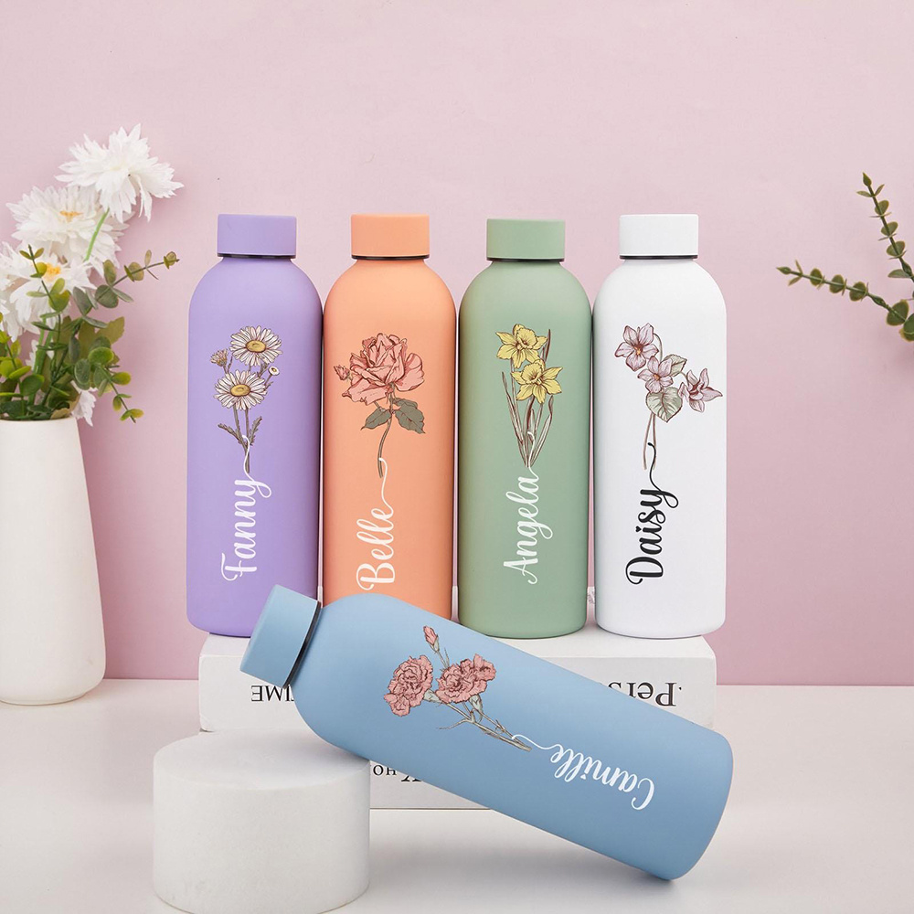 Customized floral water bottle - Commuting By Bike avis et prix