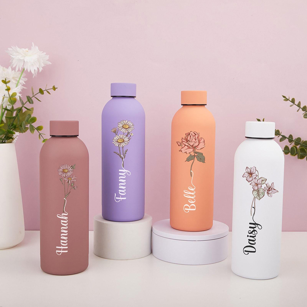 Customized floral water bottle - Commuting By Bike avis et prix