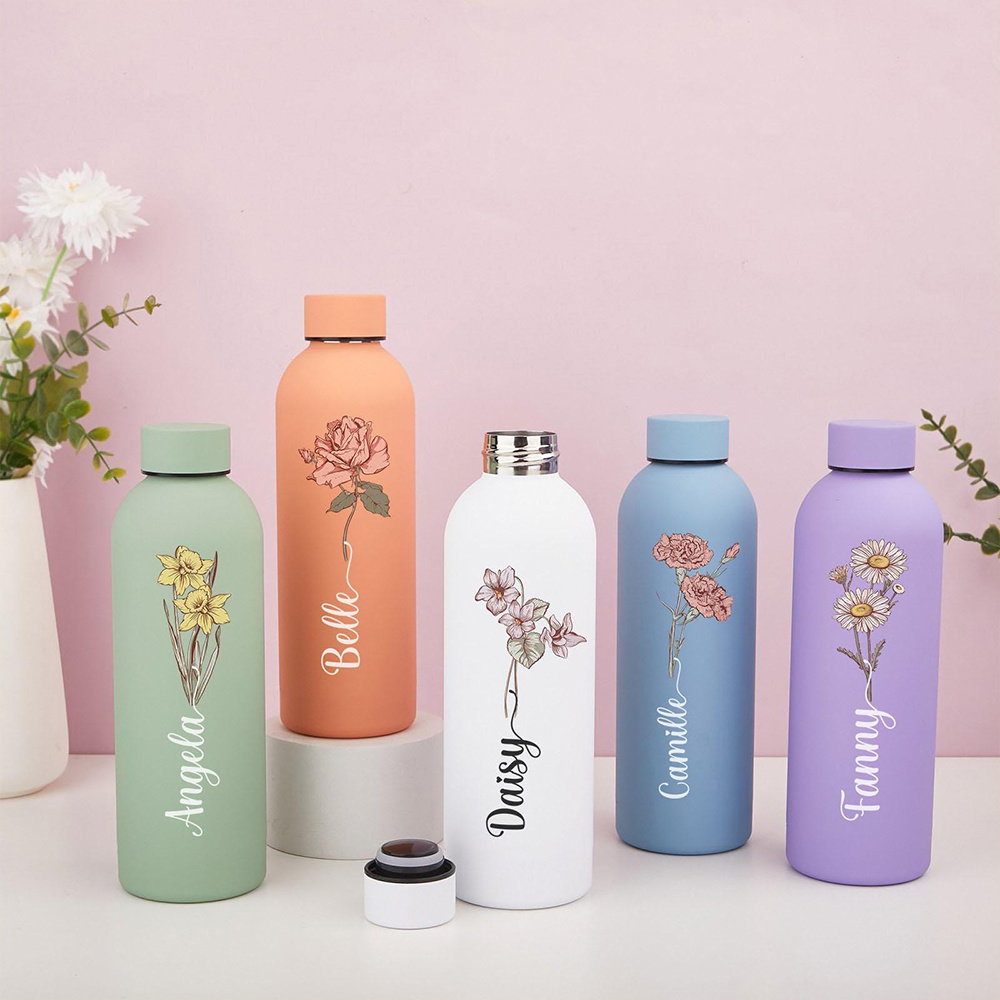 Customized floral water bottle - Commuting By Bike avis et prix