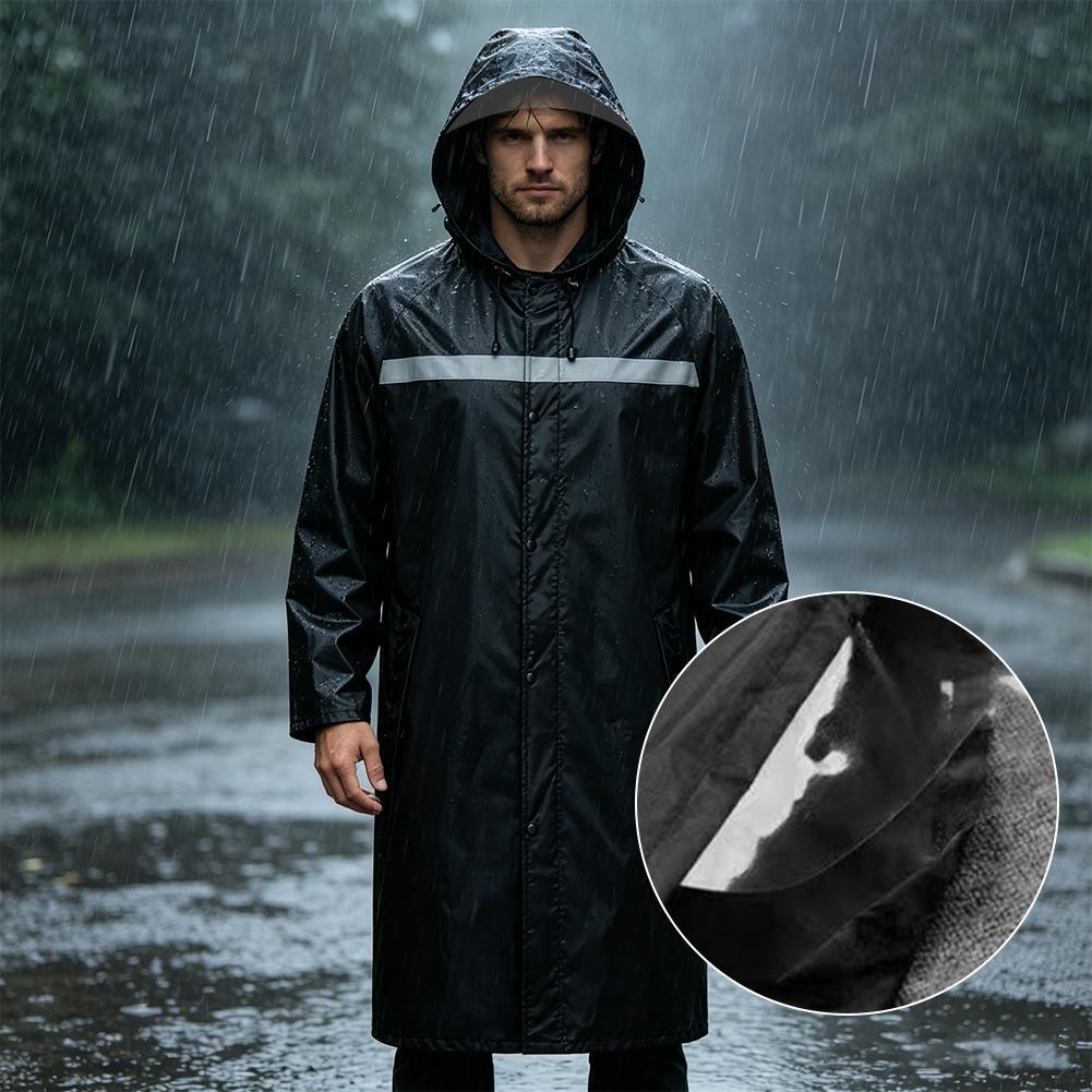 Unisex Full-Body Raincoat with - Cycling Commute In Rain avis et prix