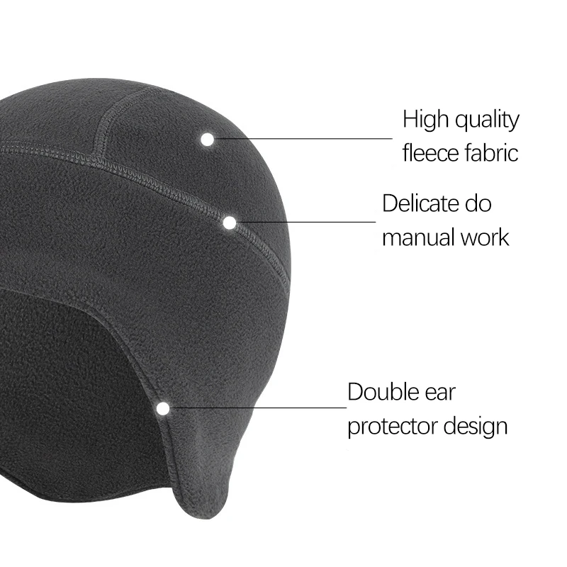 Fleece Earflap Hat Cycling Aut - Winter Cycling Commute avis et prix