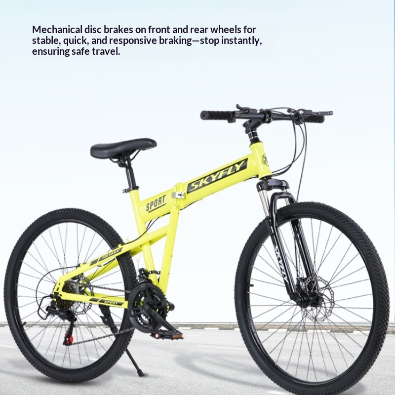 Folding Mountain Bike Portable - Cycling Commute Speed avis et prix