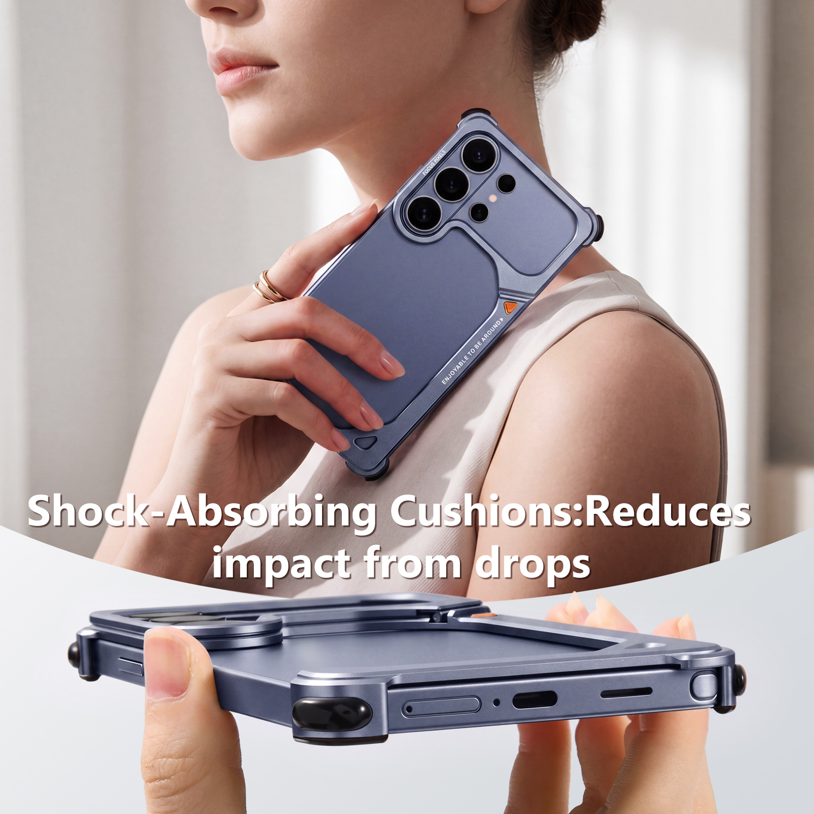Oatsbasf Metal Phone Case for  - Kickstand Adjustable avis et prix