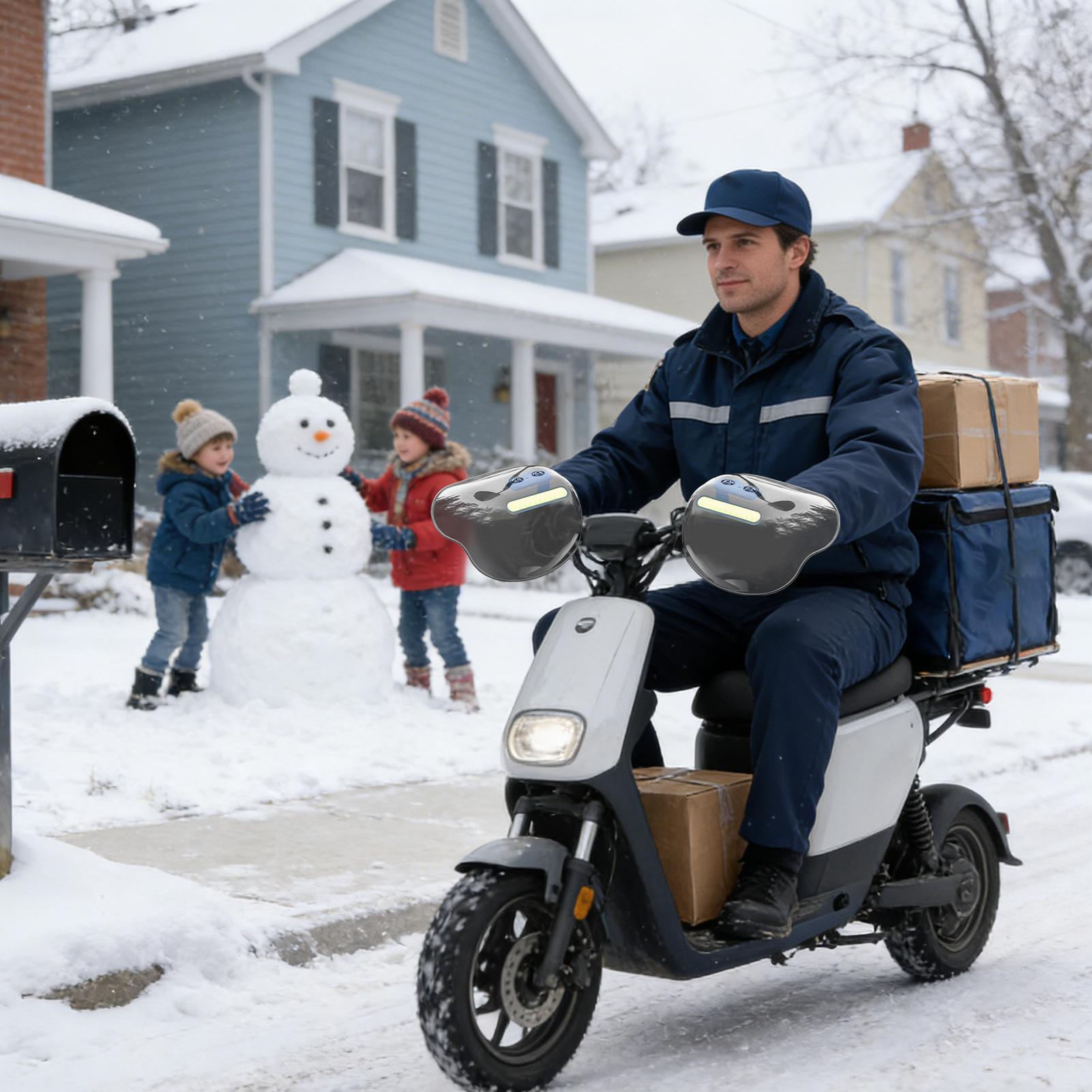 Winter Hand Guard For Scooter  - Winter Cycling Commute avis et prix