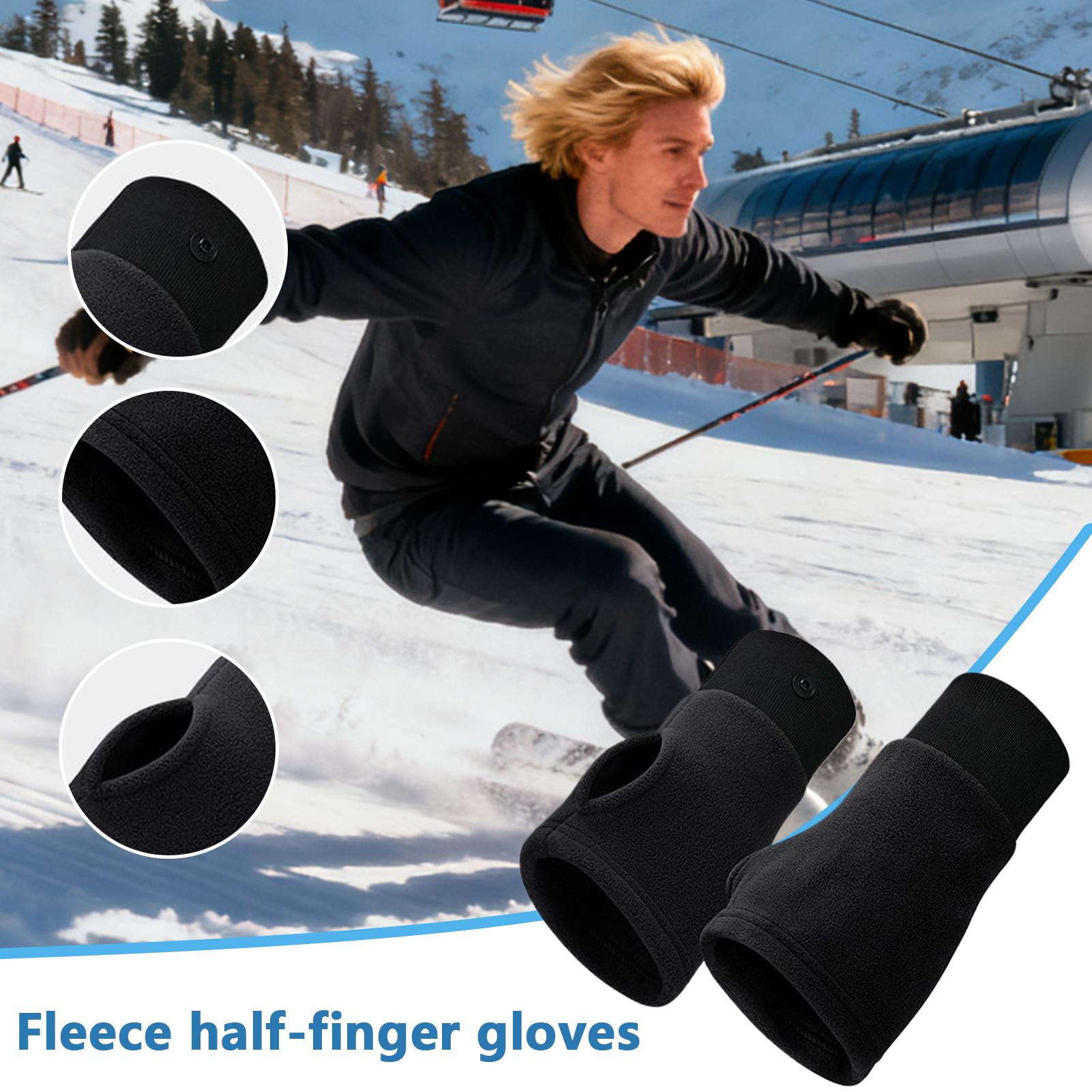 Half Finger Gloves Windproof C - Winter Cycling Commute avis et prix