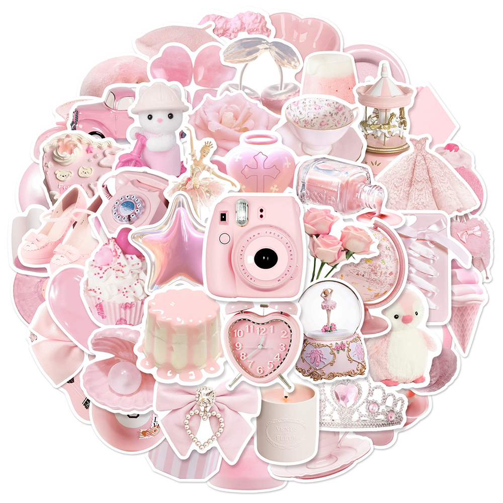 10/30/50pcs Cute Pink Girls St - Cycling Journey avis et prix
