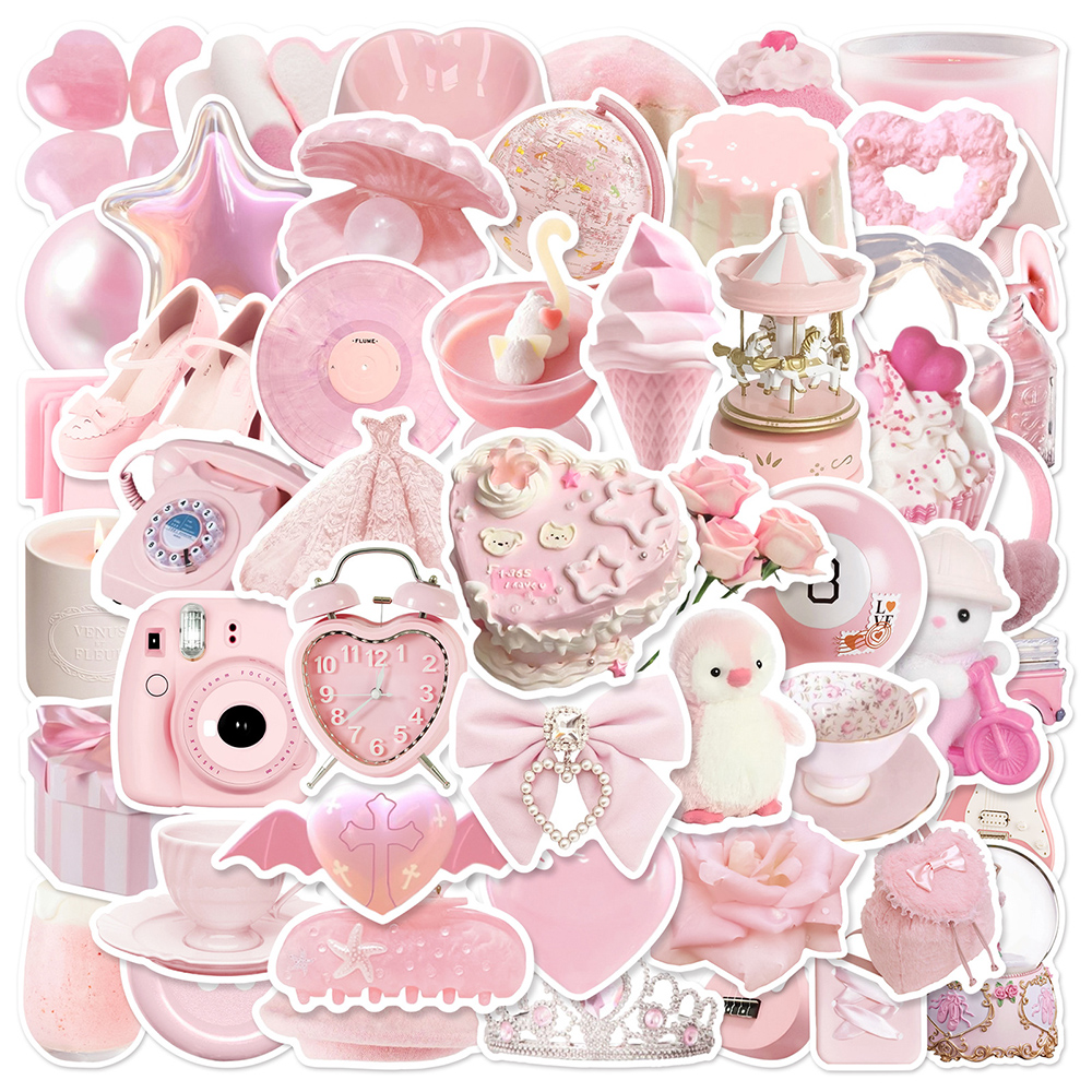 10/30/50pcs Cute Pink Girls St - Cycling Journey avis et prix