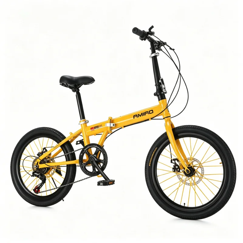 20 Inch Yellow Spoke Wheel Fol - Commuter Biking avis et prix