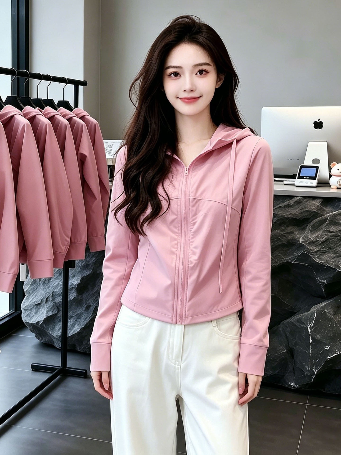2026 Summer Ice Silk Women's L - Cycling Commute Jacket avis et prix
