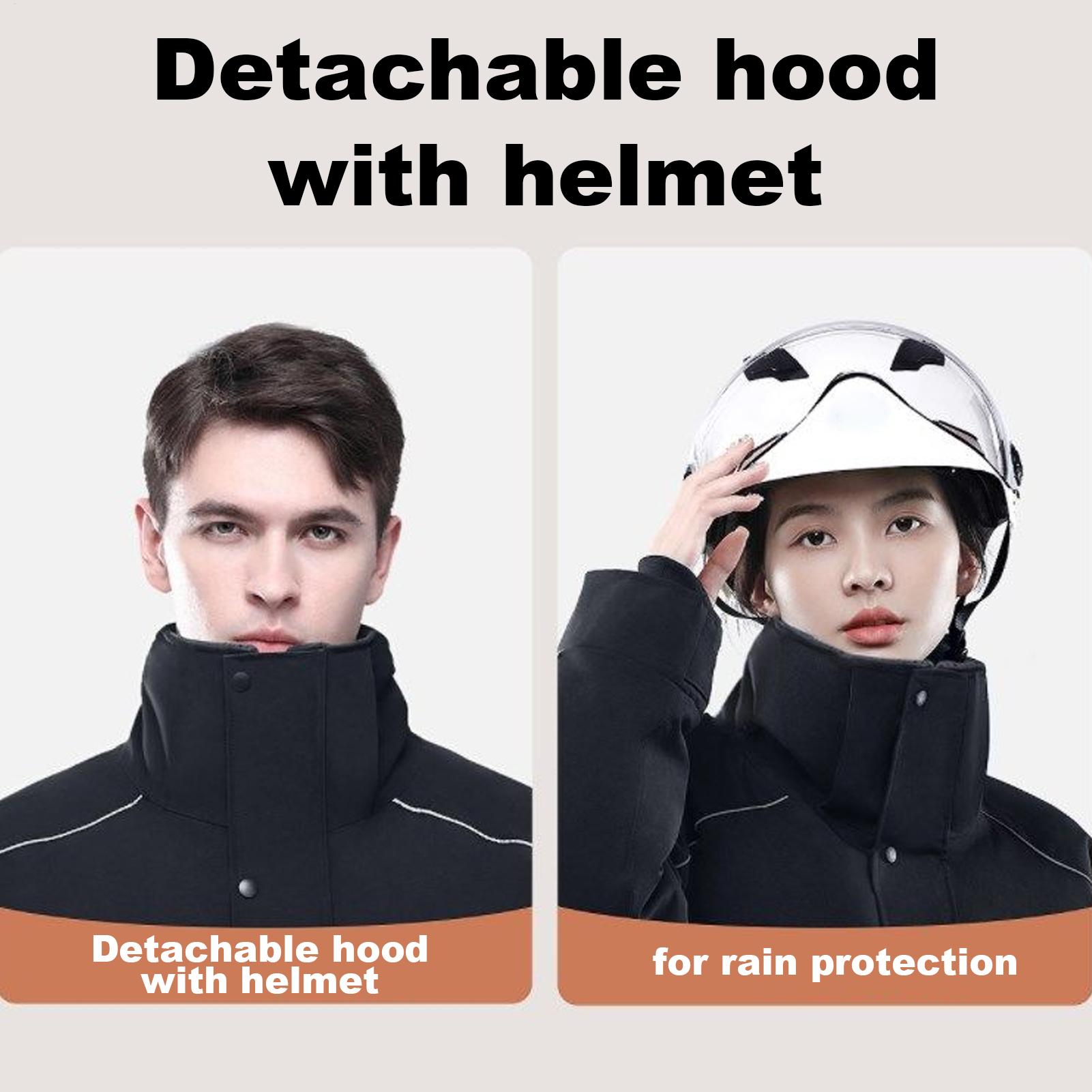 Motorcycle Winter Jacket 4-Poc - Winter Cycling Commute avis et prix