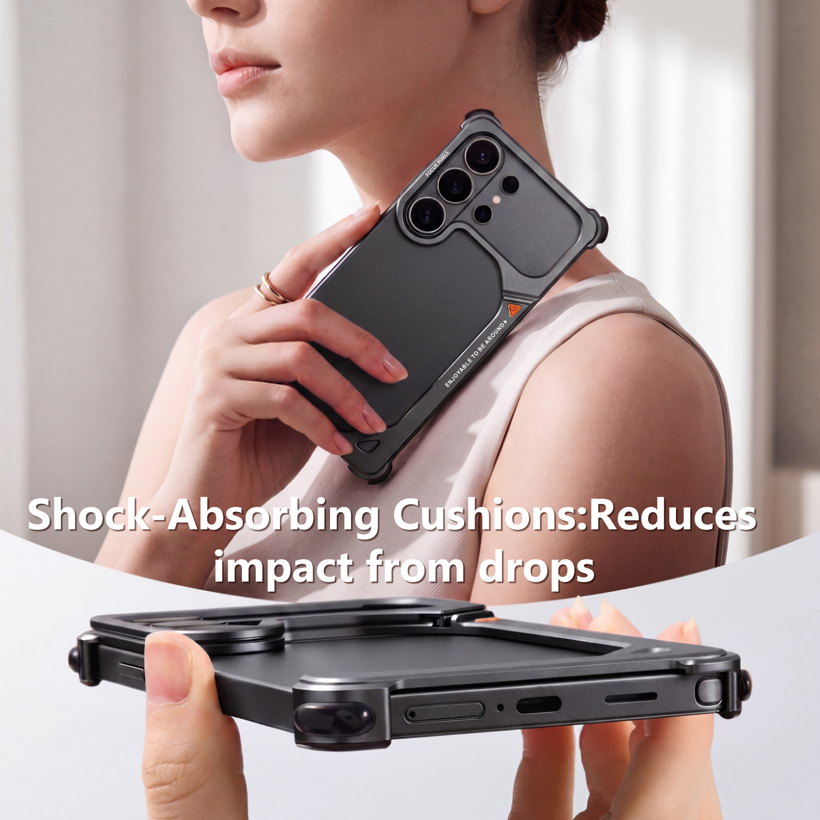 Eary 9 Shaped Stand Case for S - Kickstand Adjustable avis et prix