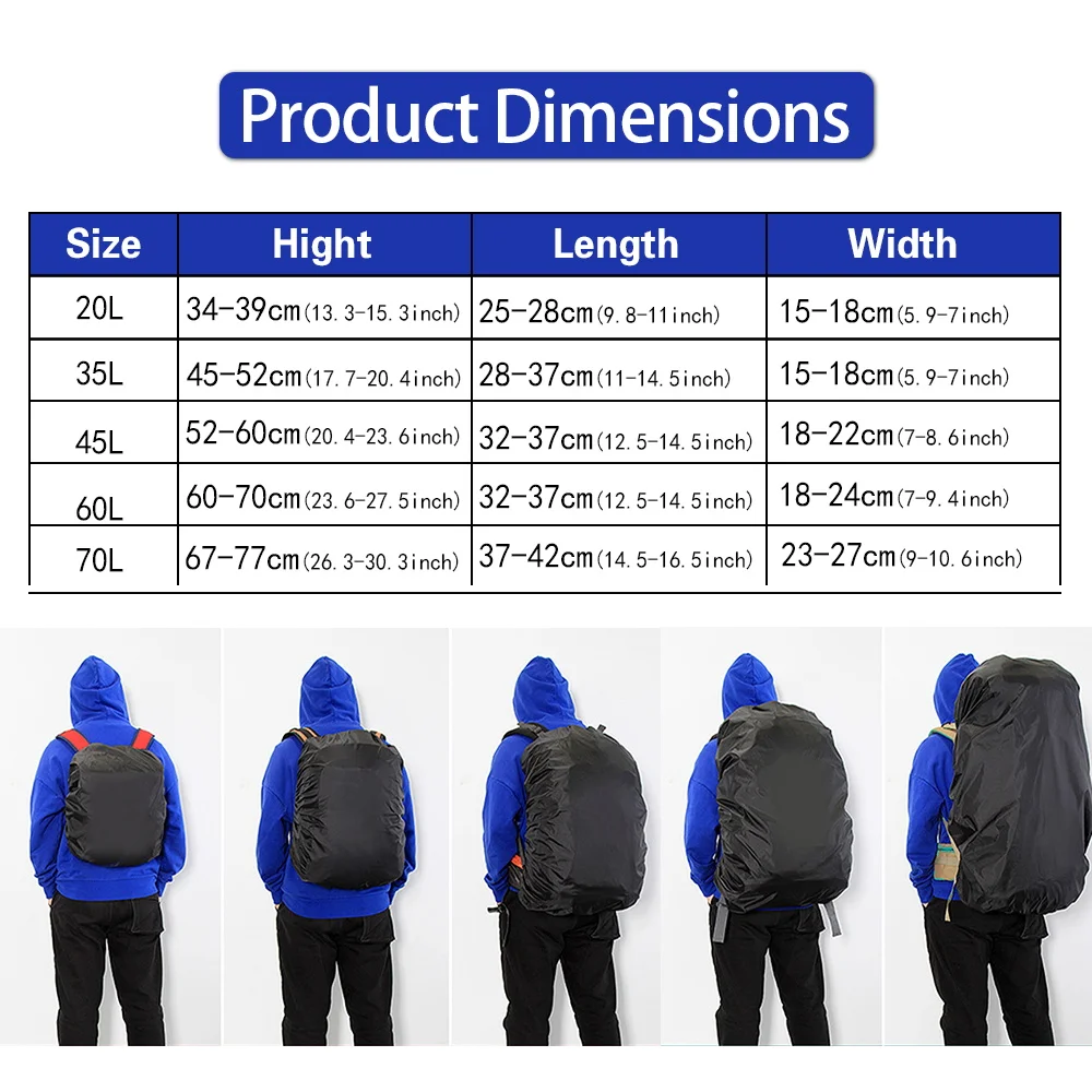 Waterproof Backpack Rain Cover - Cycling Commuter Backpack Waterproof avis et prix
