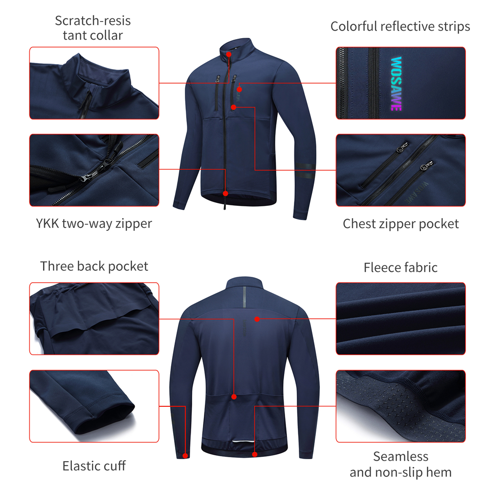 WOSAWE Cycling Jacket Winter T - Cycling Commuter Jacket avis et prix