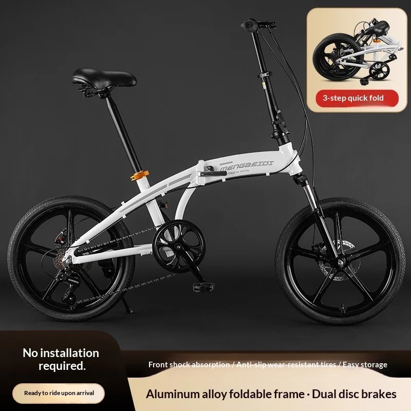 Adult Folding Bike - 20 Inch L - Commuter Biking avis et prix