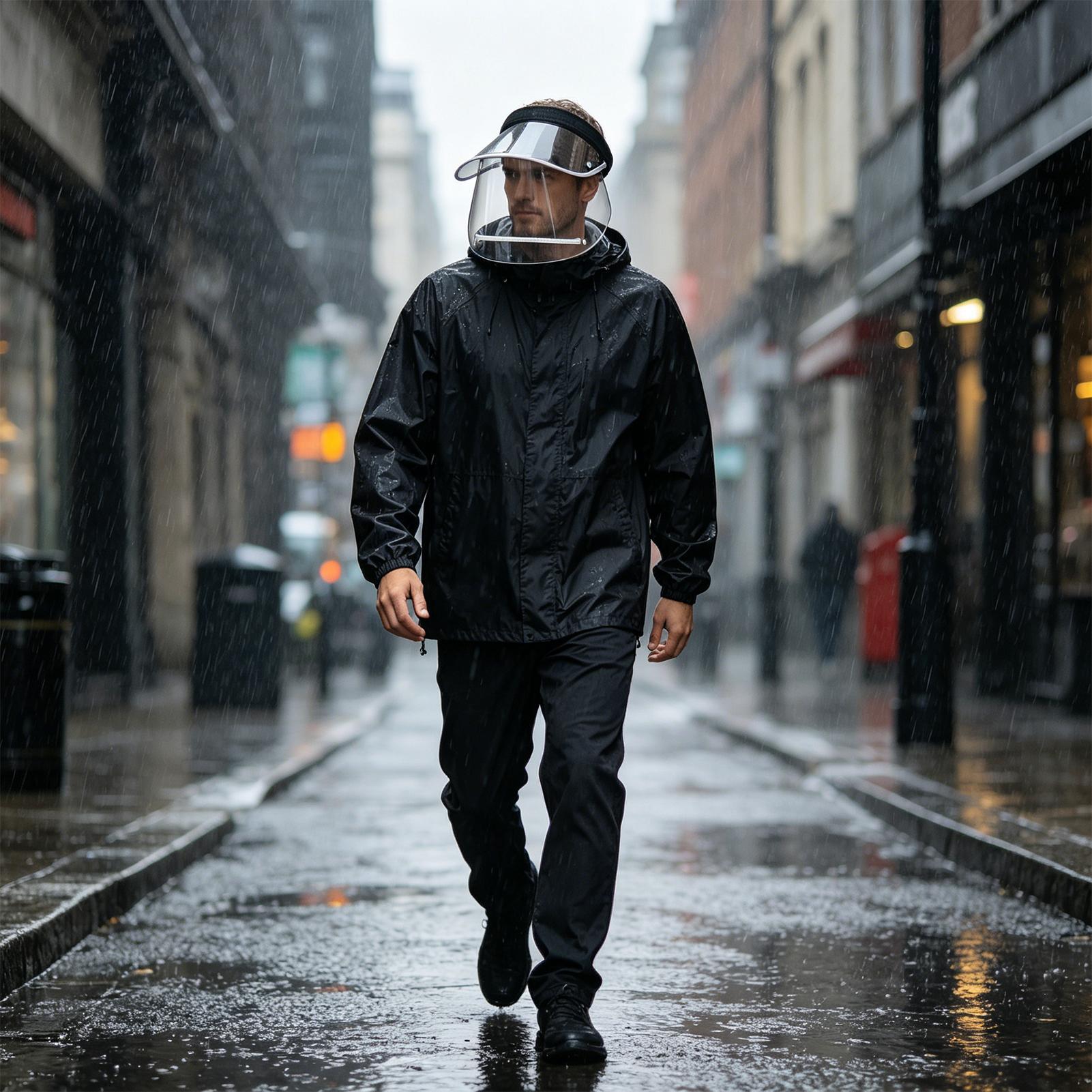 Rainproof Face Shield Clear Wi - Cycling Commute In Rain avis et prix