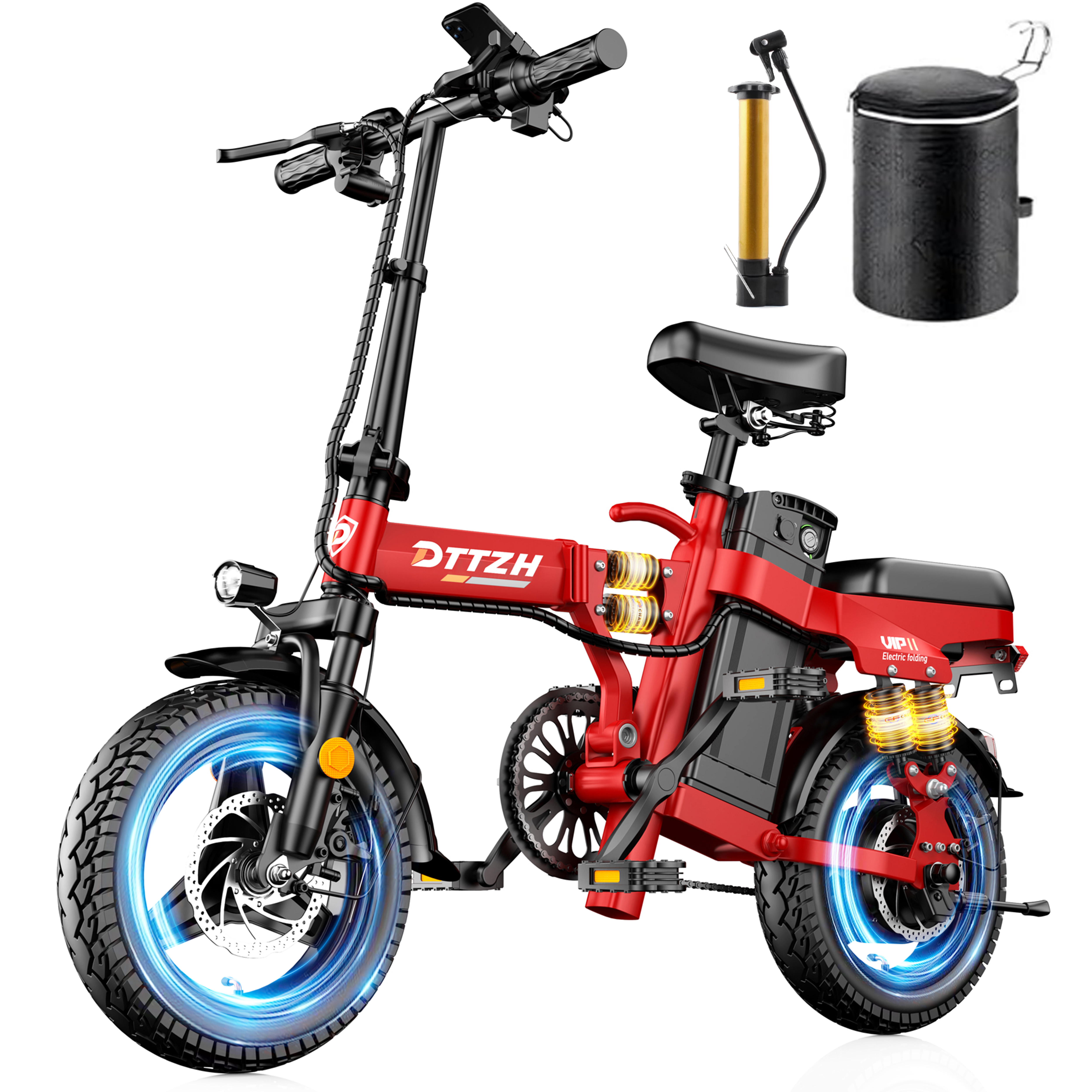 DTTZH A12S Foldable Electric B - Commuter Biking avis et prix