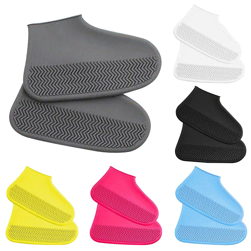 1 Pair Reusable Rubber Rain Bo - Cycling Commute In Rain avis et prix