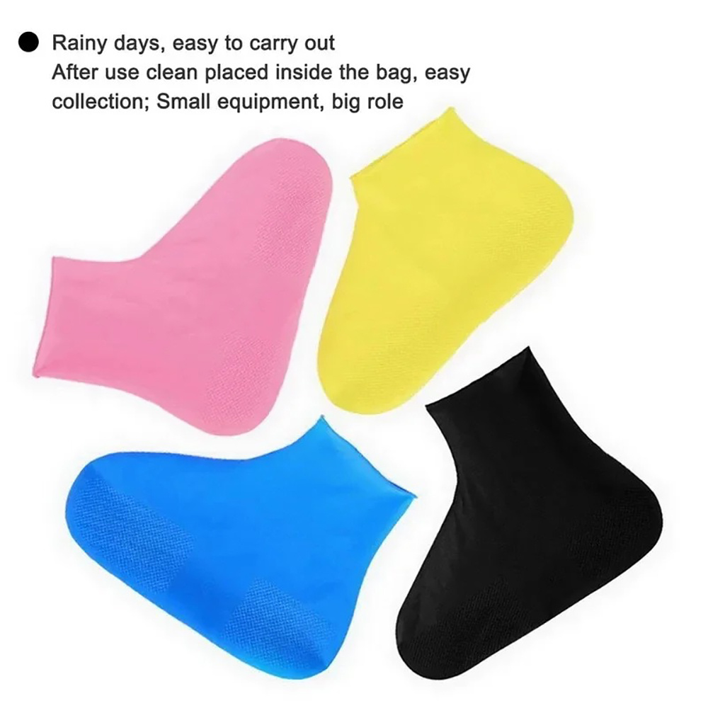 1 Pair Reusable Rubber Rain Bo - Cycling Commute In Rain avis et prix