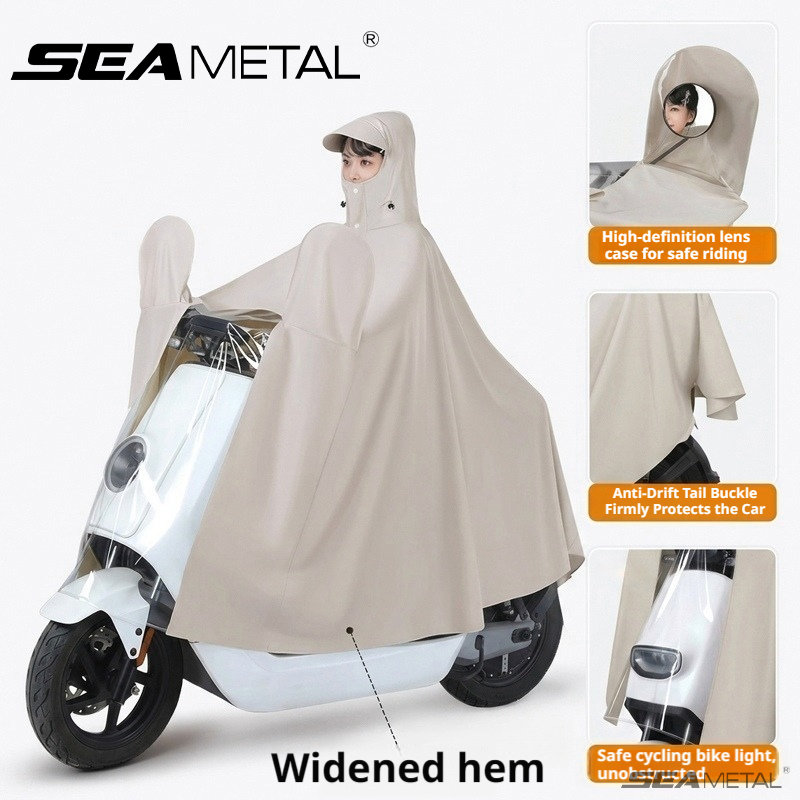 SEAMETAL Motorcycle Raincoat E - Cycling Rain Jacket Commute avis et prix