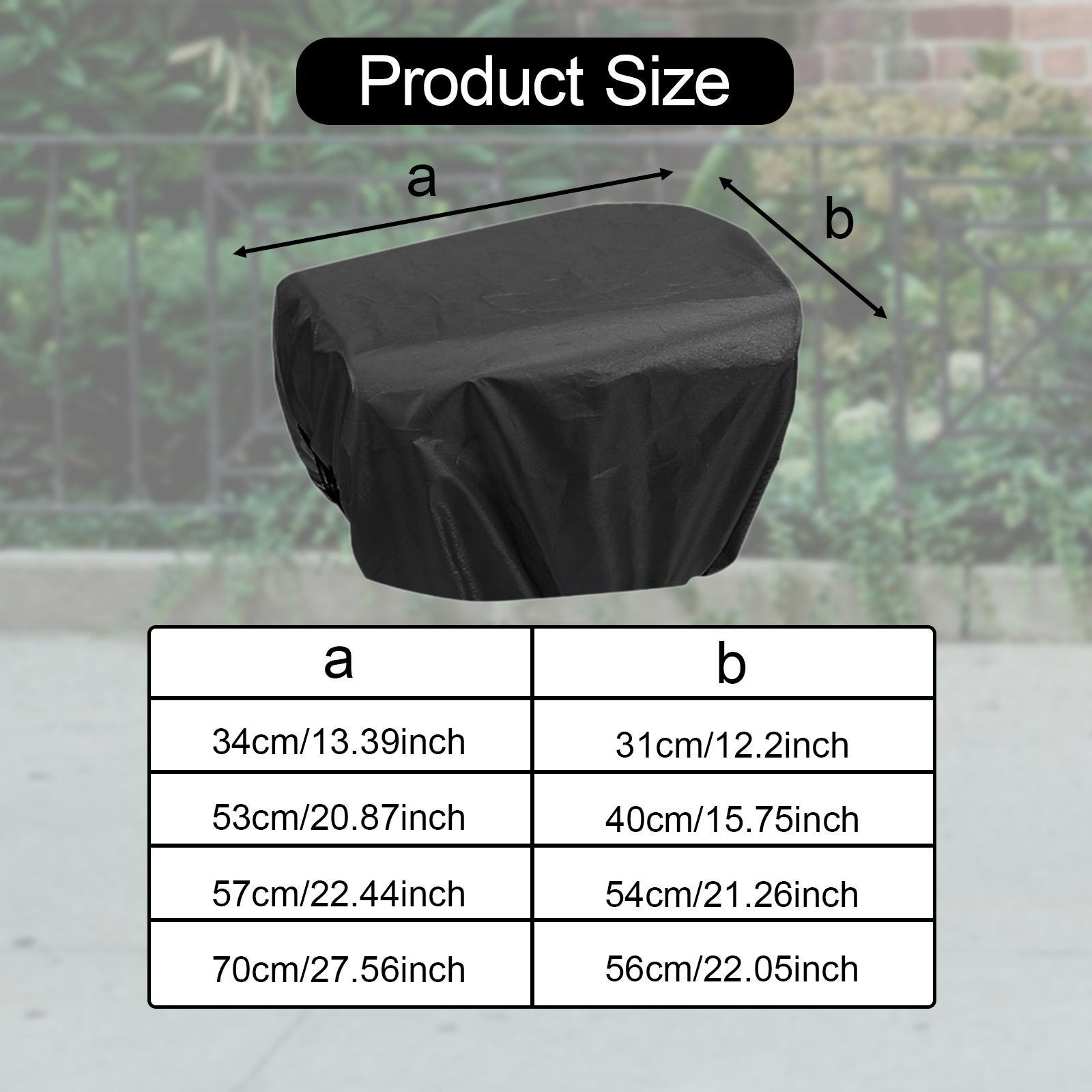 Black Waterproof Bicycle Baske - Cycling Commute In Rain avis et prix