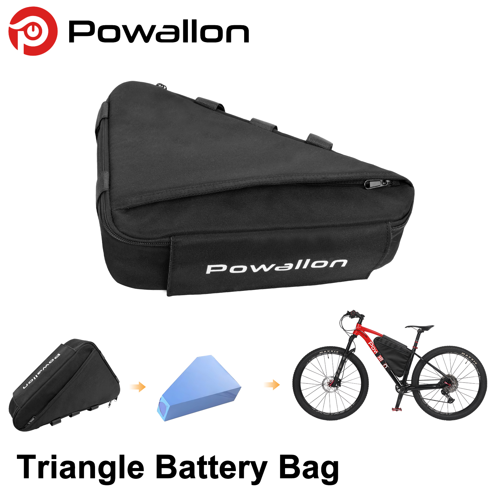 E-Bike Triangle Battery Bag Wa - Cycling Commuter Backpack Waterproof avis et prix
