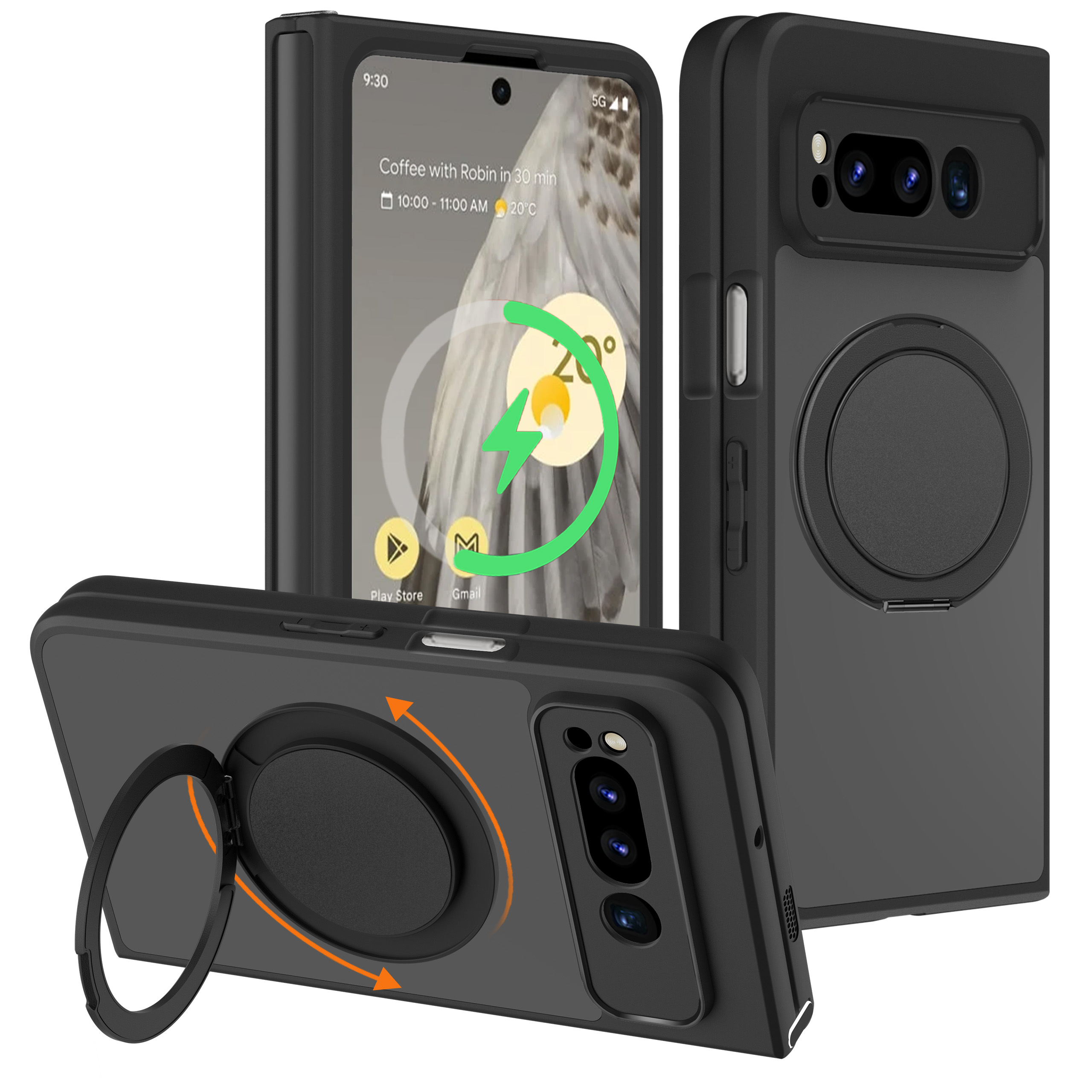 For Google Pixel Fold Case Mag - Kickstand Adjustable avis et prix