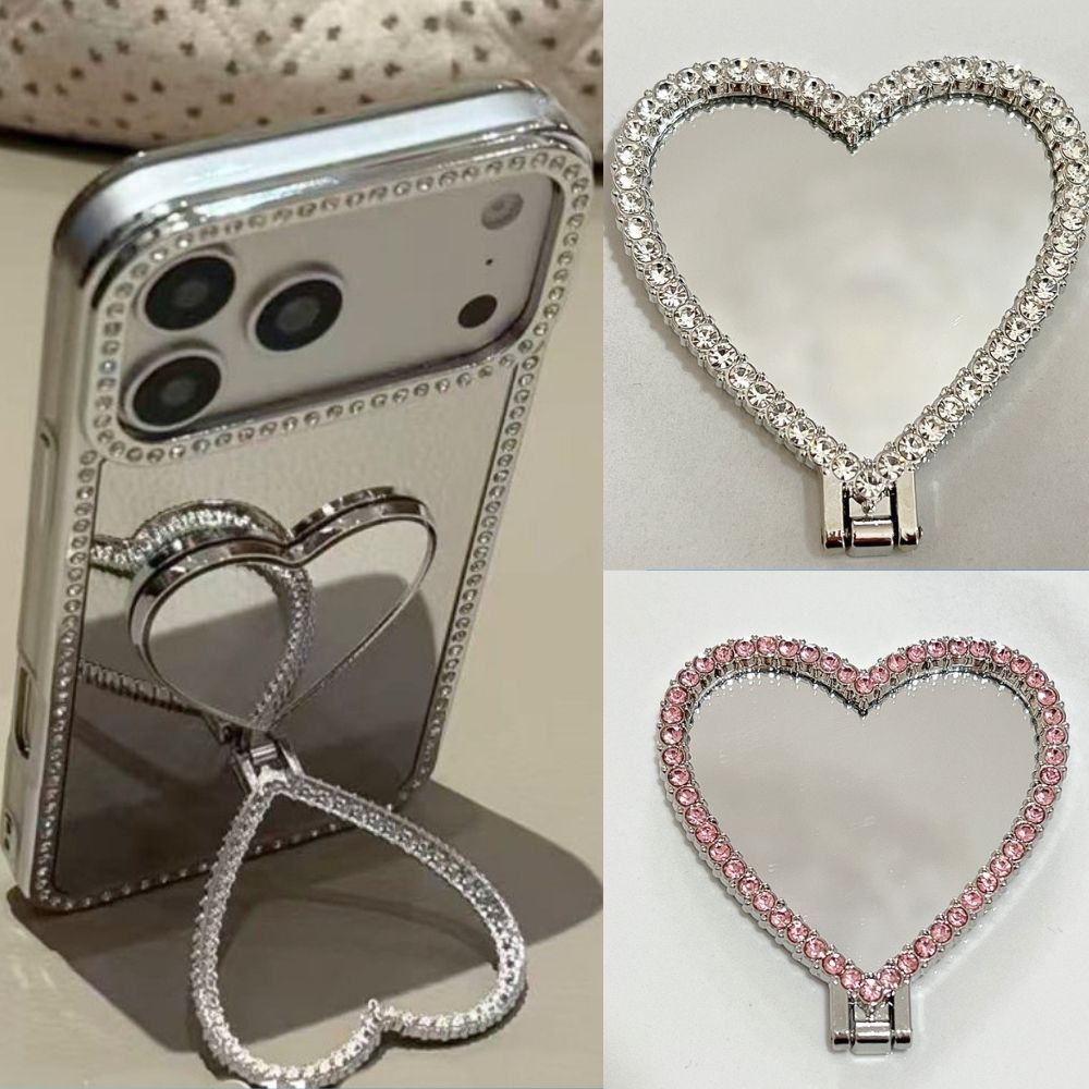 Bling Diamond Heart Phone Stan - Kickstand Adjustable avis et prix