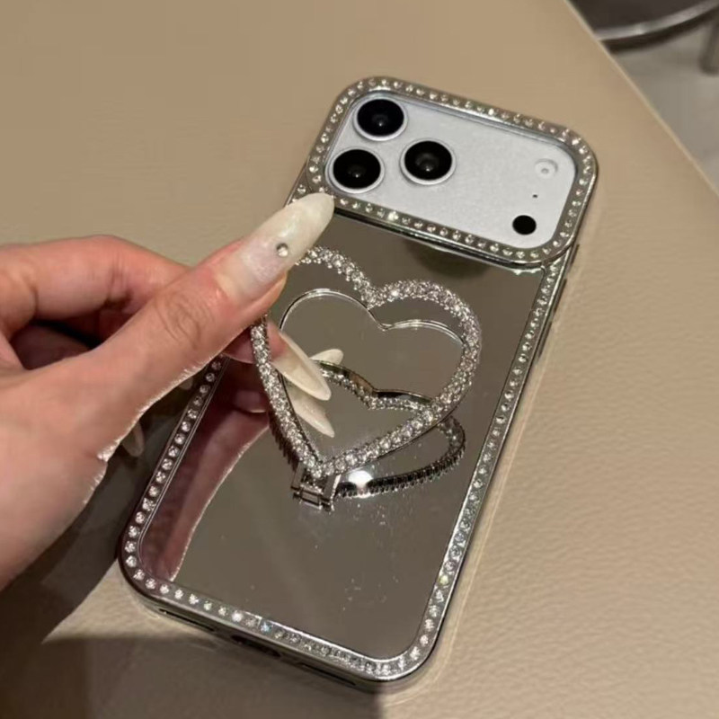 Bling Diamond Heart Phone Stan - Kickstand Adjustable avis et prix