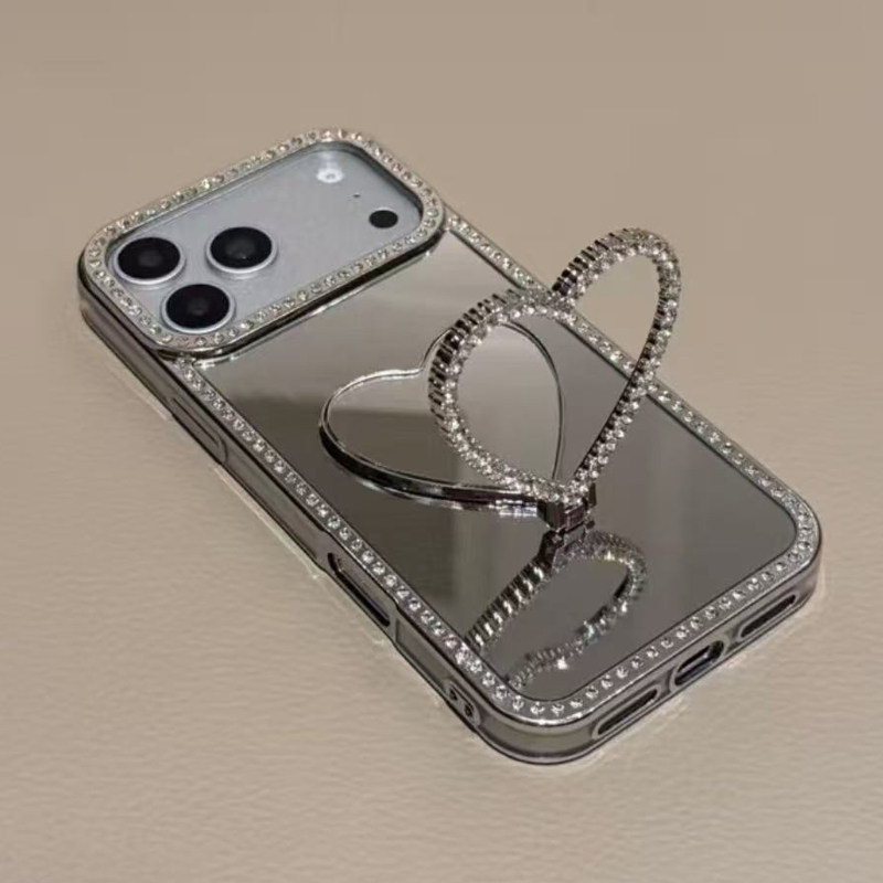 Bling Diamond Heart Phone Stan - Kickstand Adjustable avis et prix
