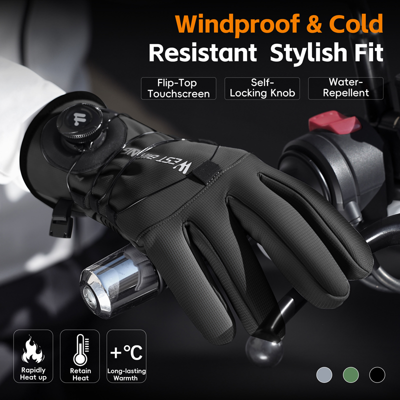 Winter Bike Gloves Magnetic Qu - Winter Cycling Commute avis et prix