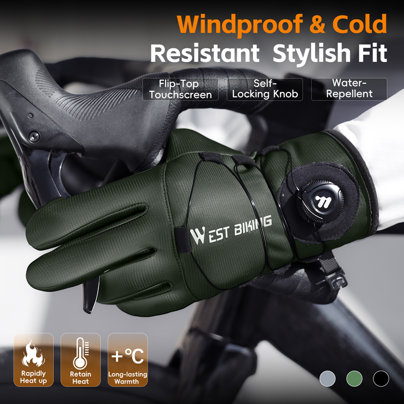 Winter Bike Gloves Magnetic Qu - Winter Cycling Commute avis et prix