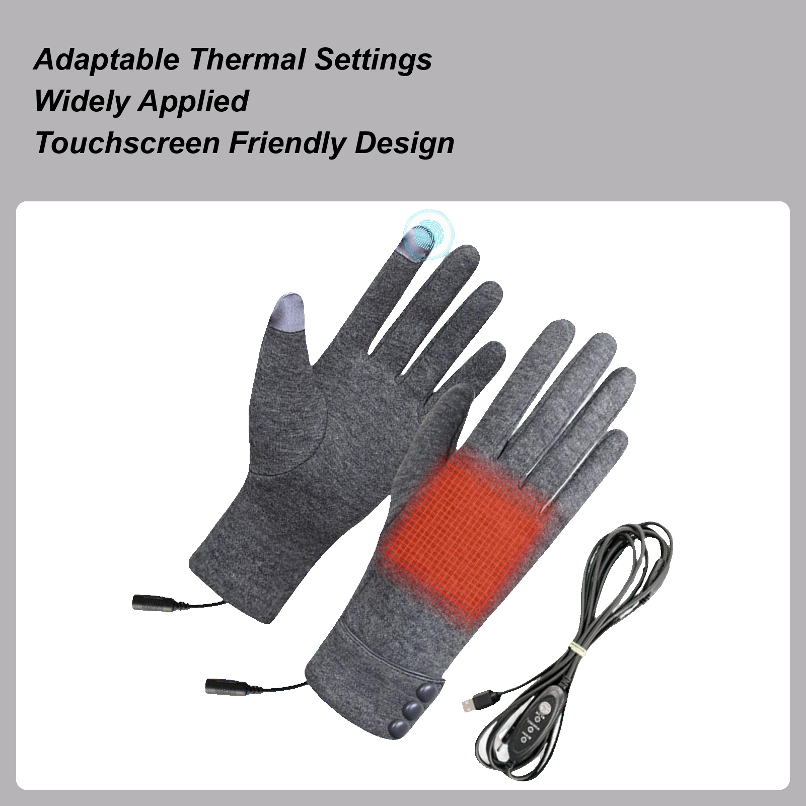 Heating Gloves 3-level USB Win - Winter Cycling Commute avis et prix
