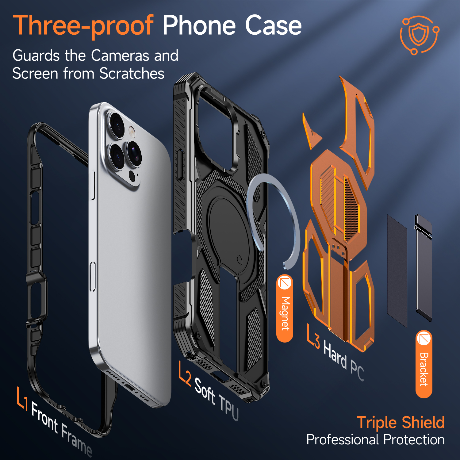 For iPhone 17E 16E 17 16 15 14 - Kickstand Adjustable avis et prix