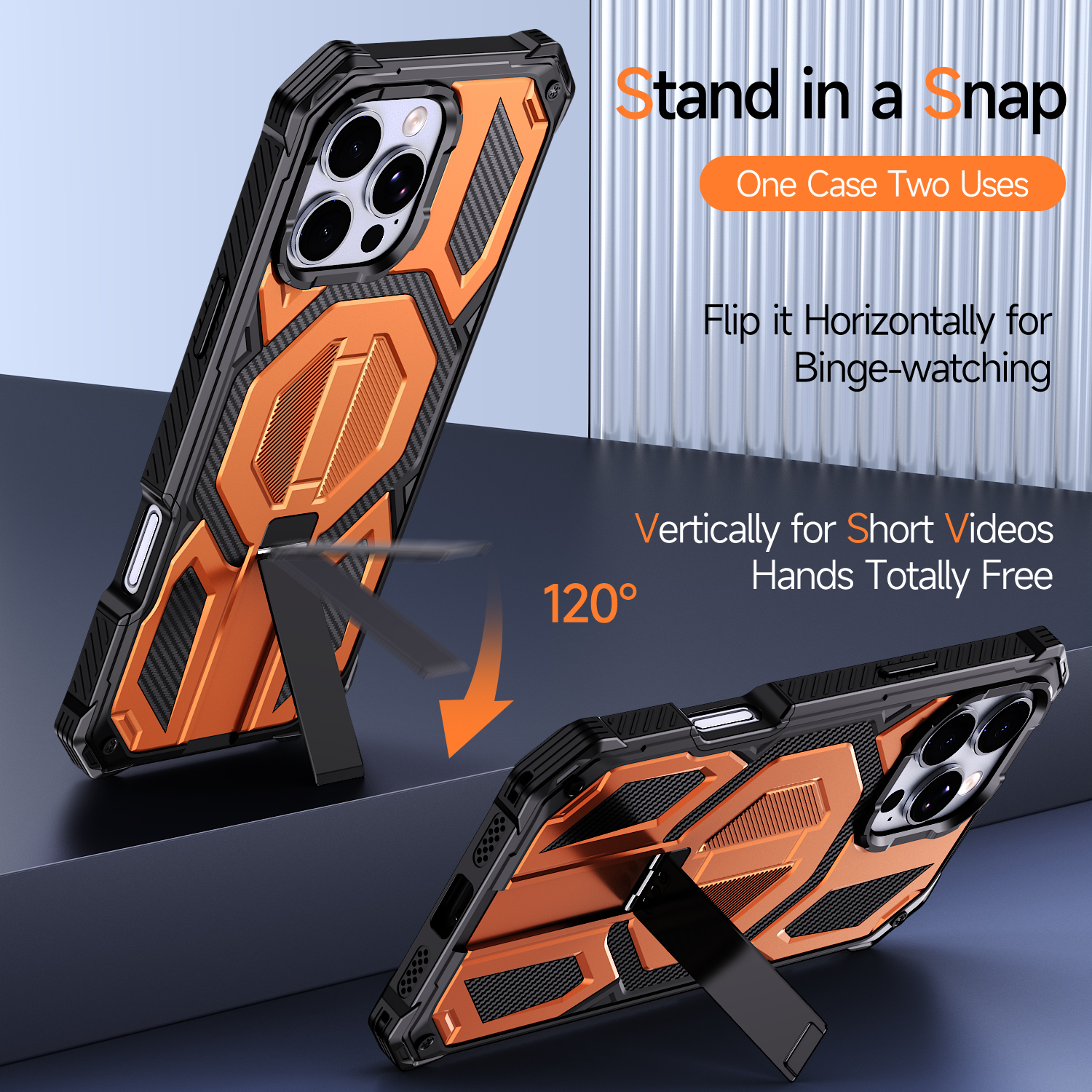 For iPhone 17E 16E 17 16 15 14 - Kickstand Adjustable avis et prix